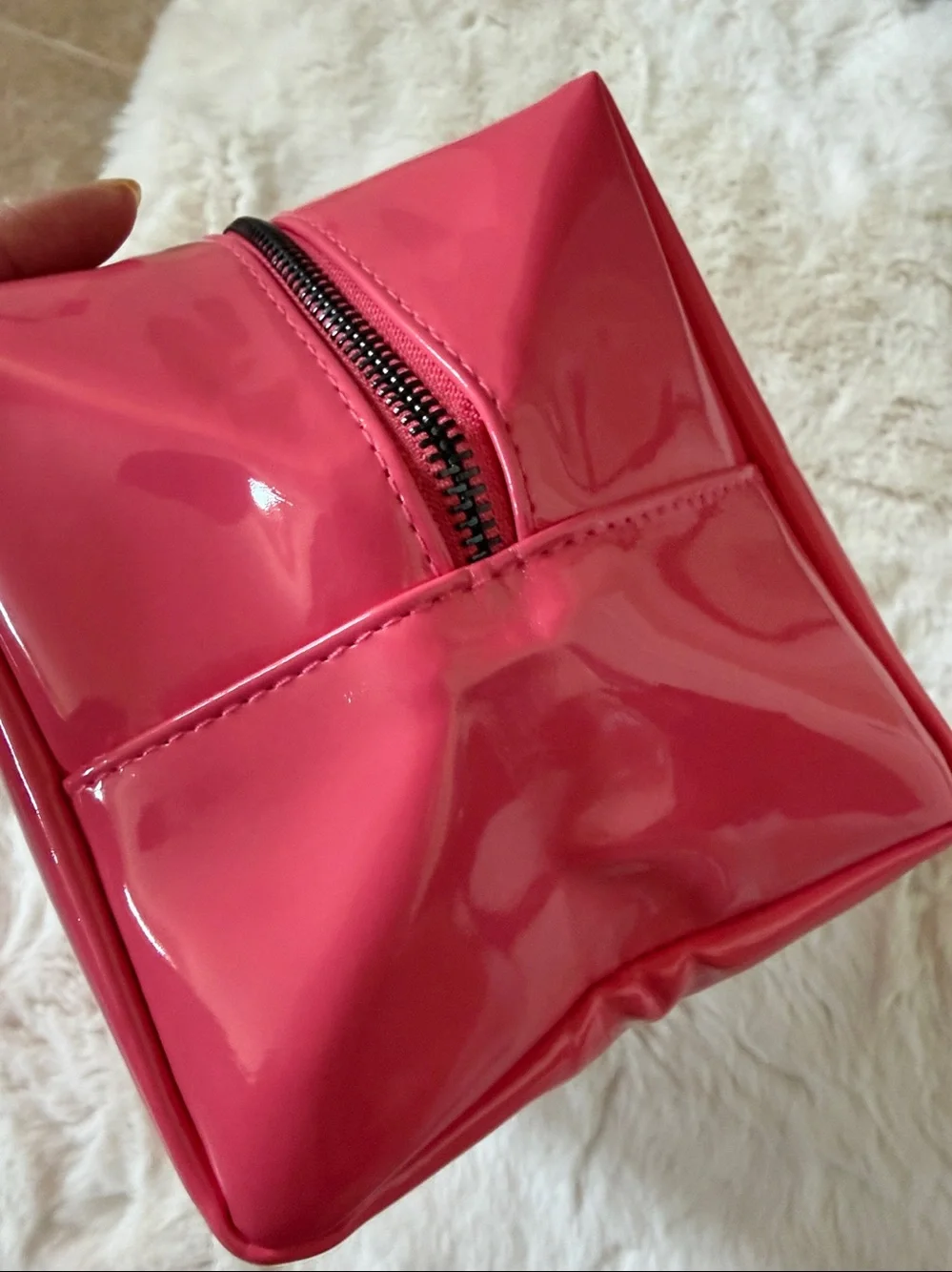 NEW Versace Hot Pink Patent Medusa Pouch